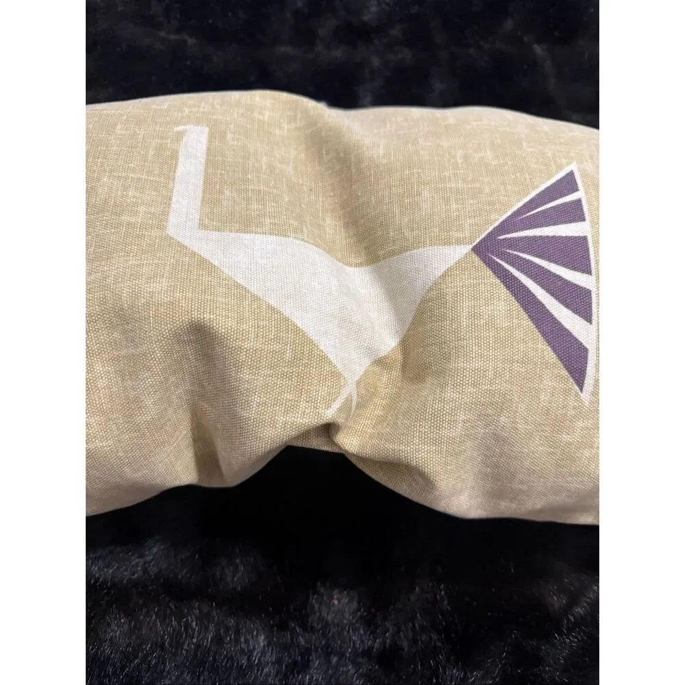 West elm primitive bird lumbar throw pillow 35x12 turkey